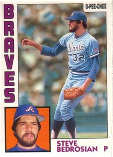 1984 O-Pee-Chee Baseball Cards 365     Steve Bedrosian